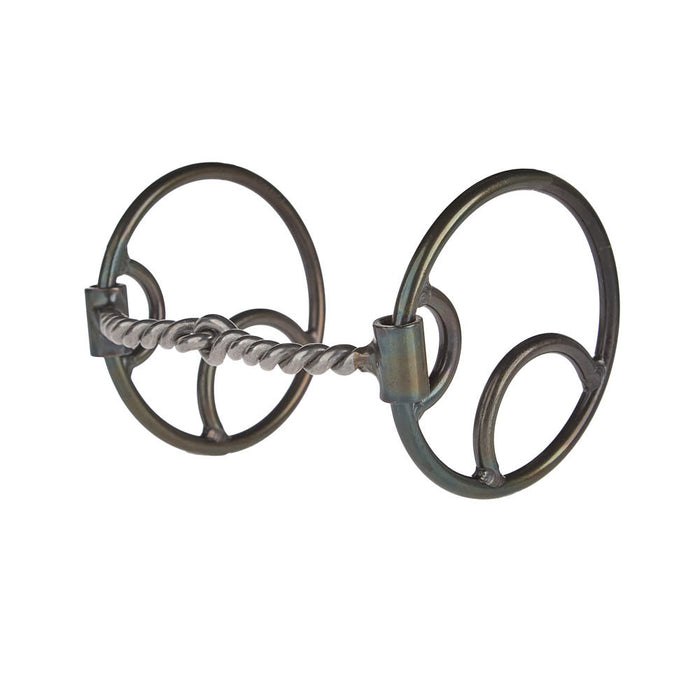 Locked O Ring Twisted Wire Gag Bit