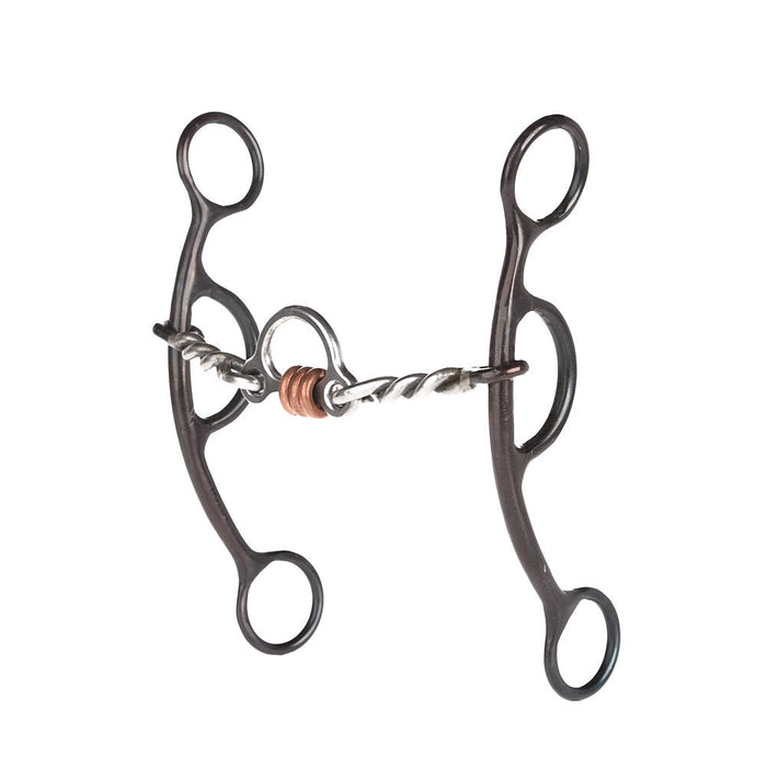 Twisted Wire Dog Bone Gag Bit