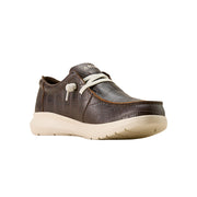 Men's Hilo Antique Tan Croc Print Casual Shoe