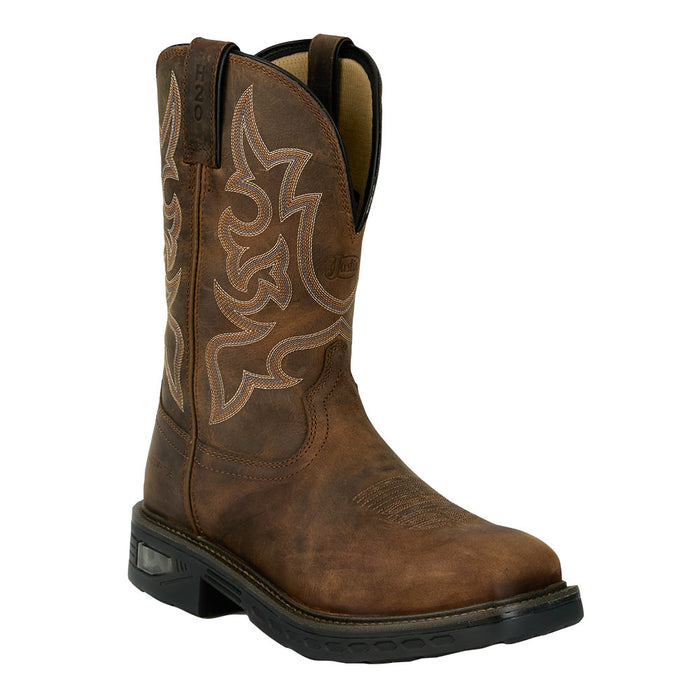 Men's Rigman 11In Brown Nano Square Toe Work Boot