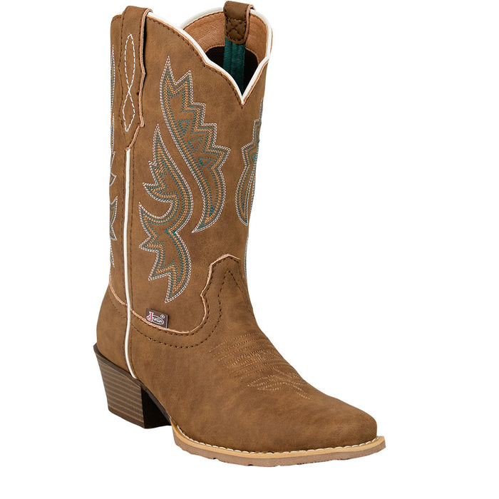 Women's Gypsy Dezi Brown 10In Brown Cowhide Top Boot