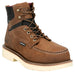 Men's Bristol 6in Waterproof Brown Steel Round Toe Lace Up Work Boot