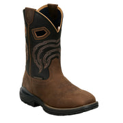 Men's Slickline 11In H20 Brown Nano Comp Square Toe Work Boot