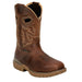 Men's Oil Patch 11In Waterproof Brown Nano Square Toe Work Boot