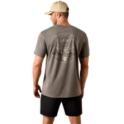 Men's Smoked Pearl Desert Badge Tee Shirt