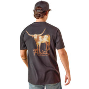 Men's Cowmooflage Black Tee Shirt