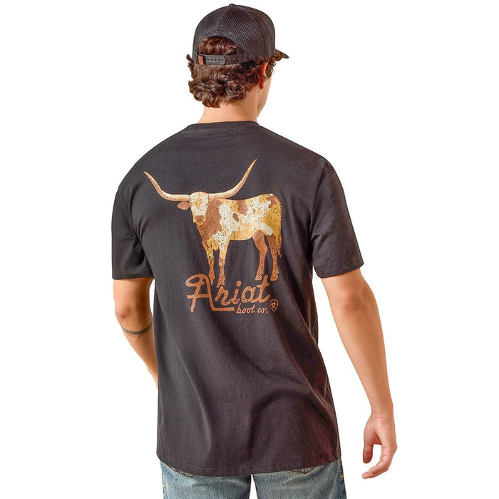 Men's Cowmooflage Black Tee Shirt