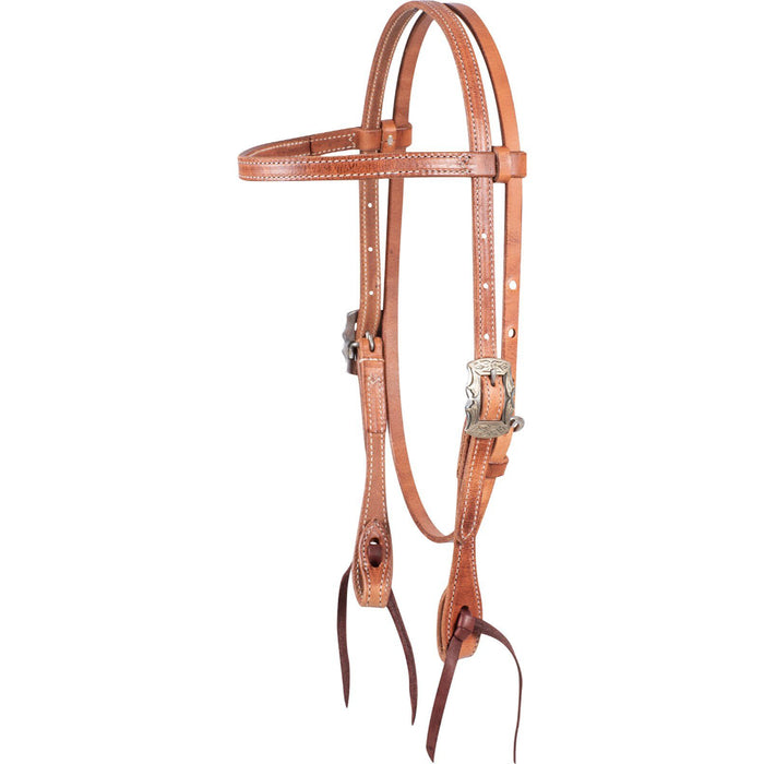 Harness Leather Prescott Buckle Browband Headstall