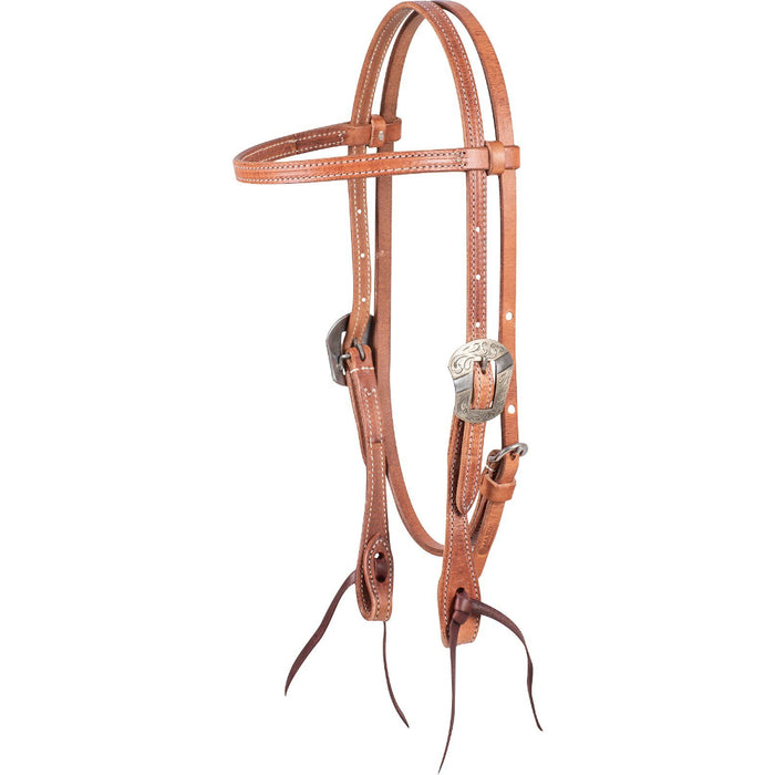 Harness Leather Salinas Buckle Browband Headstall