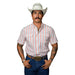 Men's Jake Salmon Short Sleeve Snap Shirt