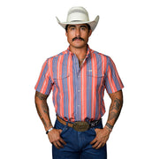 Men's James Salmon Short Sleeve Snap Shirt