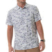Men's White Camo Performance Polo