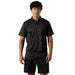 Men's Charcoal Print Polo