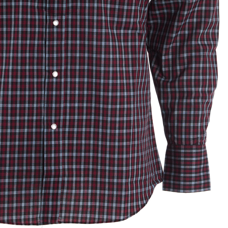 Ely Cattleman Mens Black Long Sleeve Check Shirt
