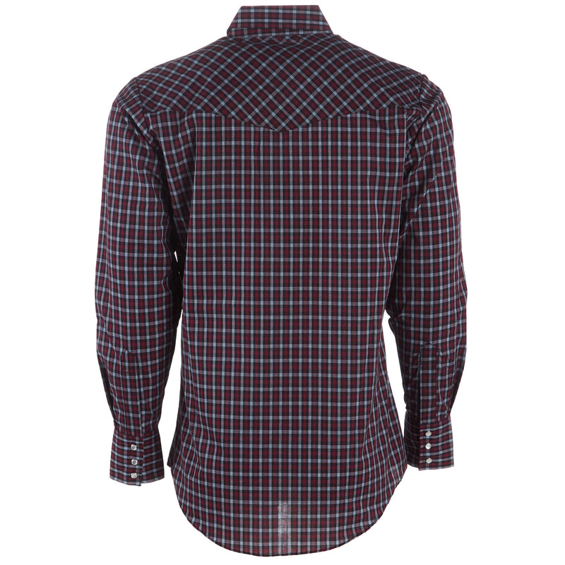 Ely Cattleman Mens Black Long Sleeve Check Shirt