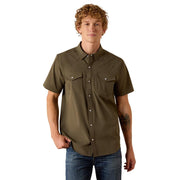 Men's Grape Leaf 4 Way Stretch VentTek Western Shirt