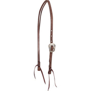 Chocolate Roughout Salinas Buckle Split Ear Headstall