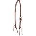 Chocolate Roughout Salinas Buckle Split Ear Headstall