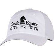 White Embroidered Cap