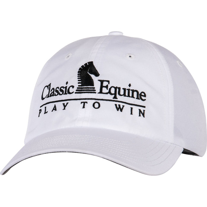 White Embroidered Cap