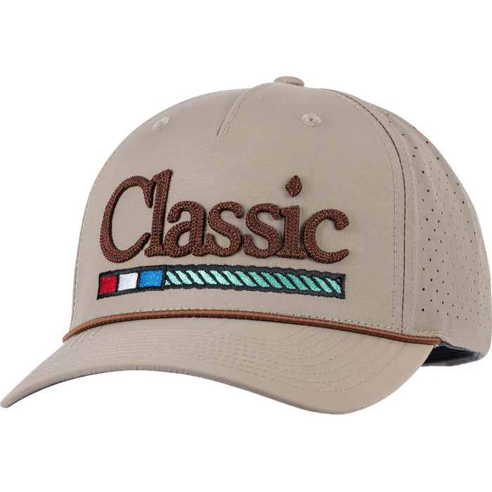 Tan Chain Stitch Cap