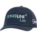 Navy and White Powerline Lite Embroidered Cap