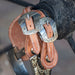 Natural Salinas Buckle Cowboy Spur Straps