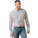 Men's White Geo Print Britton Shirt