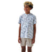 Boy's White Camo Performance Hoodie