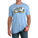 Men's Blue Western Heritage Lead This Life Tee Shirt
