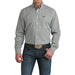 Men's Circle Geo Print Long Sleeve Shirt