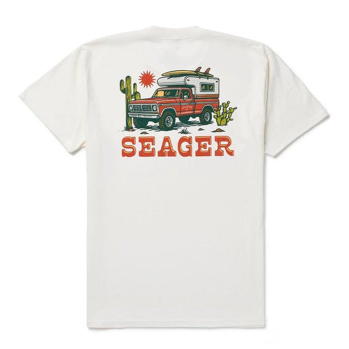 Men's Vintage White Baja Tee Shirt