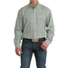 Men's Green Print ArenaFlex Long Sleeve Shirt