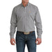 Men's Royal Square Gold Print Shirt