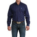 Men's Royal Solid Long Sleeve Shirt