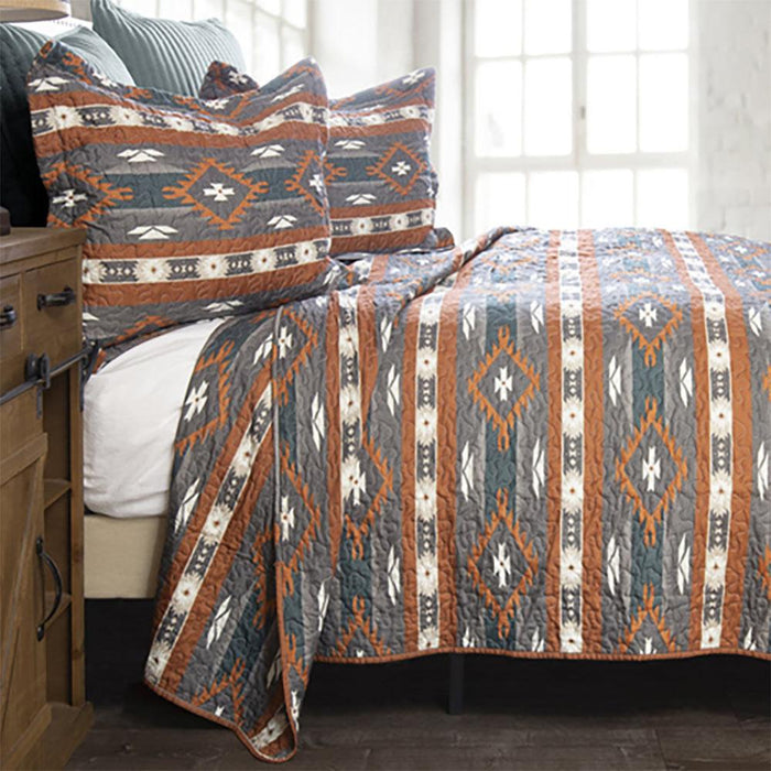 Wrangler Checotah Quilt Queen Set