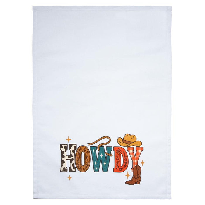 Wrangler Howdy Tea Towel