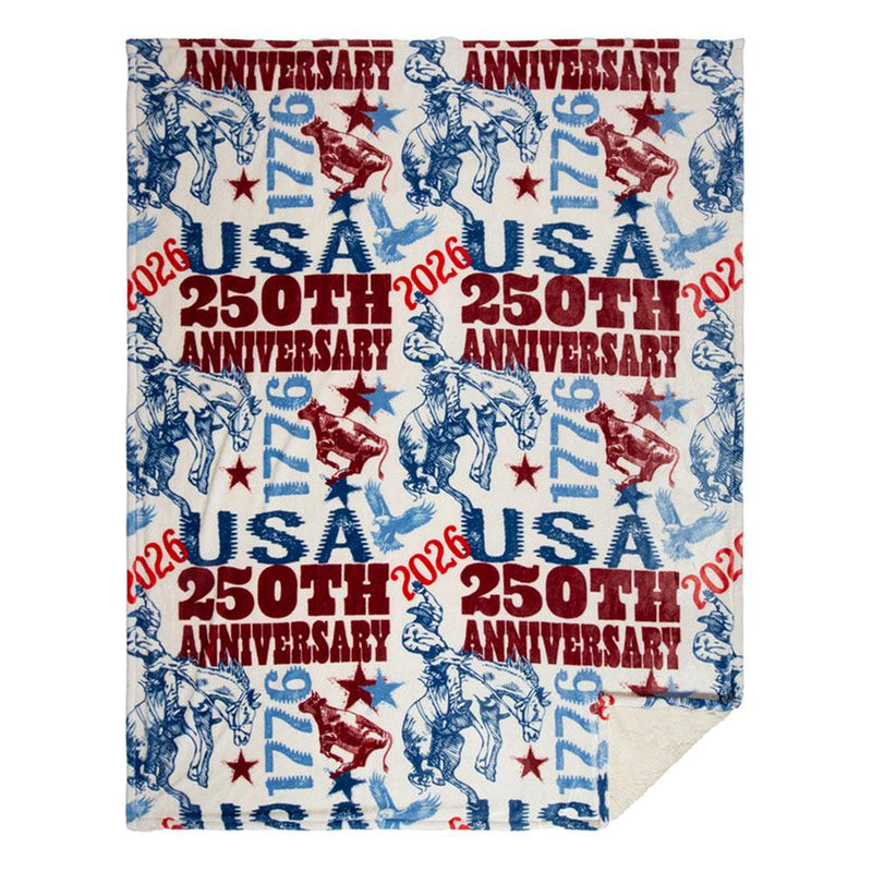 Wrangler 250th Anniversary Throw Blanket