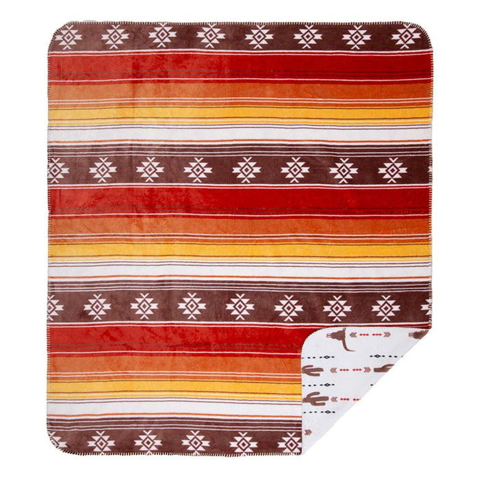 Wrangler Desert Sands Double Sided Plush Throw