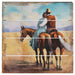 Prairie Couple Horses 6"