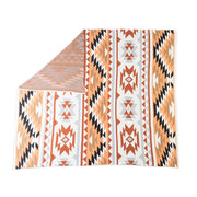 Desert Mesa Aztec Cotton Throw Saddle Sand