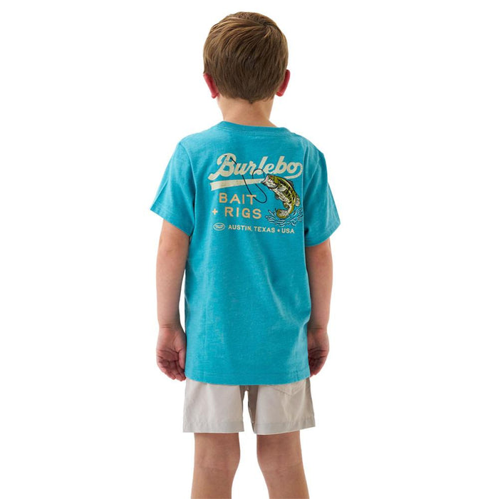 Boy's Bait & Rigs Cyan Shirt