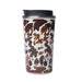 Western Trail Brew Stainless Steel Mug Brown Leopard