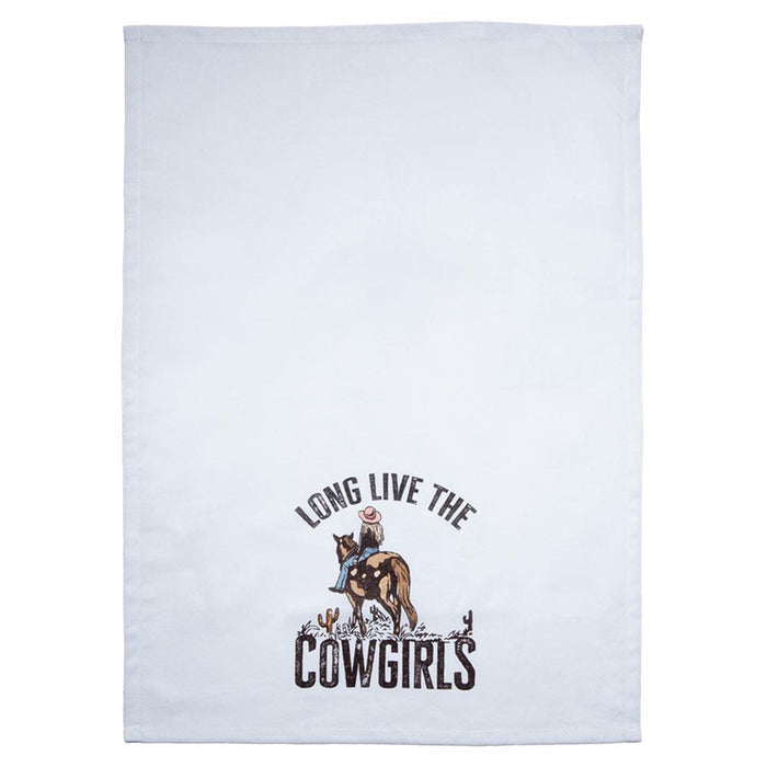 Long Live Cowgirls Tea Towel