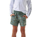Boy's Jumbo Mallard Green Swim Trunks