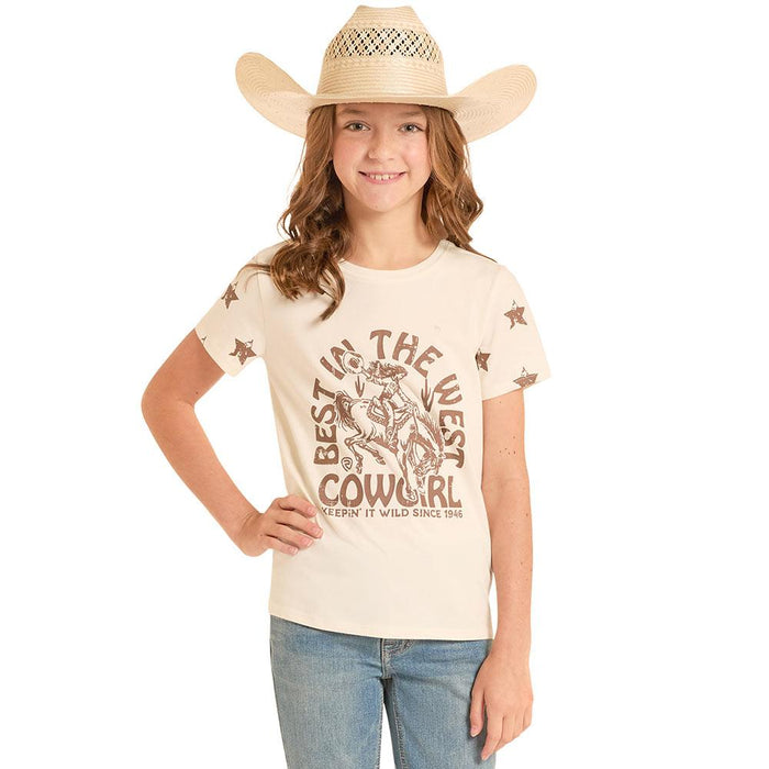Girl's Natural Best In West Tee Shirt
