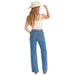 Women's Boot Stitch Pocket Wide Leg Jeans