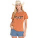 Women's Orange Howdy Tee Shirt