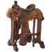 Used 15.5in 1/8 Breed Spider Stamp Team Roper