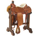 Used 15.5in 1/4 Breed Waffle/Floral Combo Team Roper